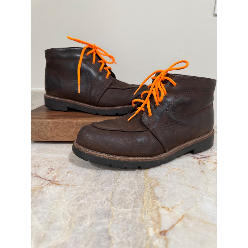 Vintage H.S. Trask Bison Leather Gore-Tex Moc Toe Chukka Boots USA Men's 8.5/9